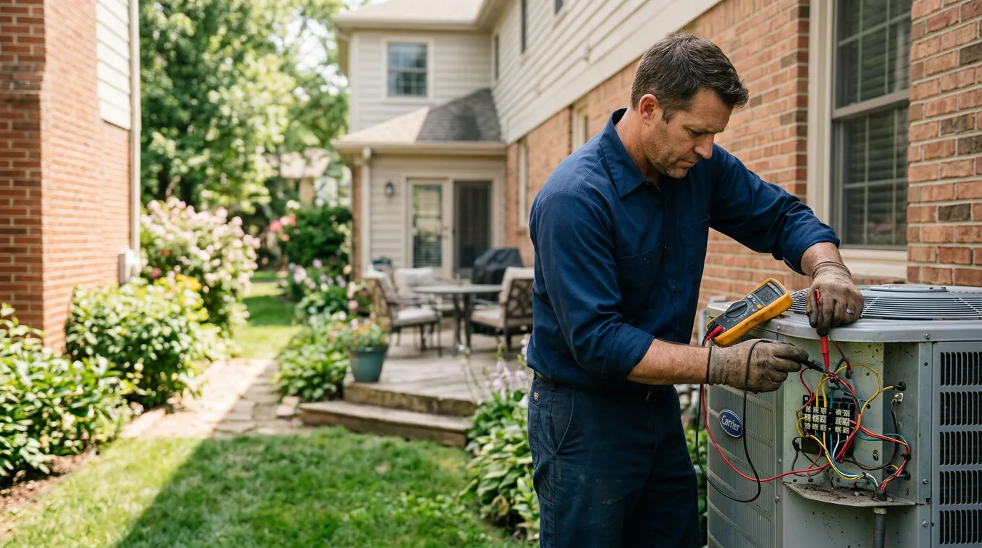 HVAC technician working near Boaz, KY